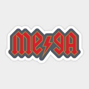 ME/GA (red and gold variant) Sticker